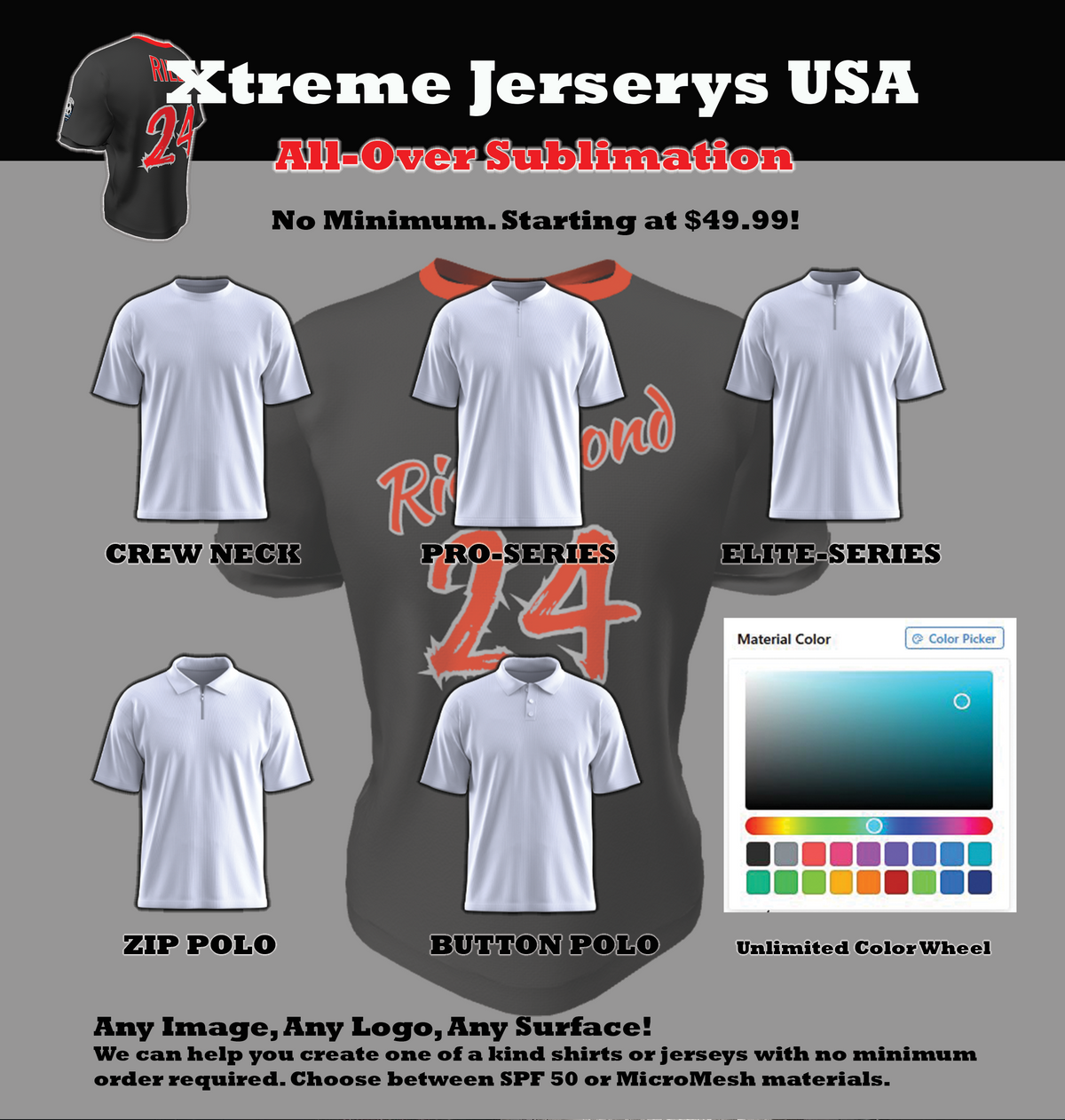 Custom Short Sleeve Jersey – XTREME Jerseys
