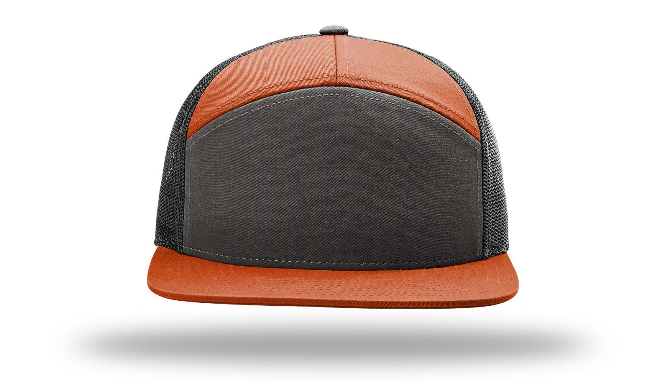 Trucker flat - Charcoal / Burnt Orange / Black