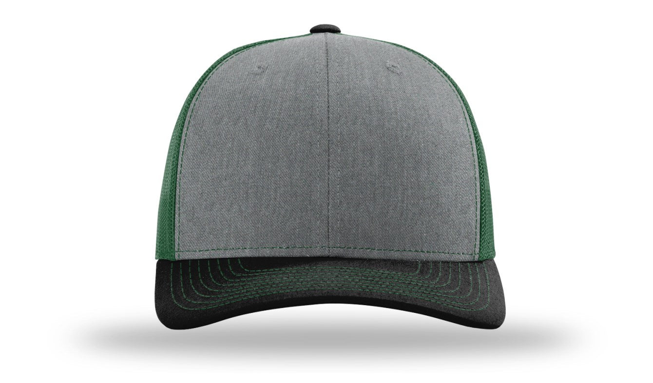 Trucker R112- Grey / Dark Green / Black