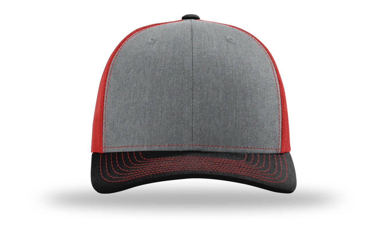 Trucker R112- Grey / Red / Black