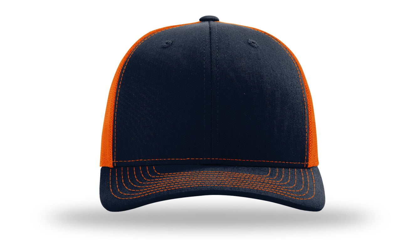 Trucker R112- Navy / Orange